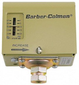 Schneider Electric PC-110 Pneumatic-Electric Pressure Switch compatible with surface or track mount, SPDT, adjustable differential-