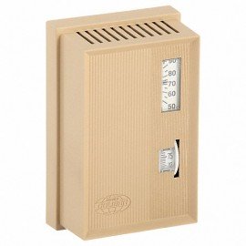 Schneider Electric TK-5001 TK Series Direct-Acting Pneumatic One-Pipe Room Thermostat with &amp;deg;F setpoint dial and &amp;deg;F thermometer-