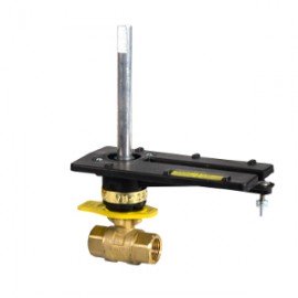 Schneider Electric VB-2253-500-9-16 Body/Linkage Assembly with 2-way ball valve, NPT, SS, 10.1 Cv-