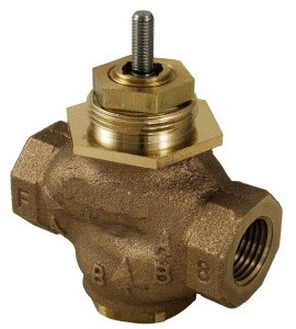 Schneider Electric VB-7263-0-4-06 2-Way Stainless Steel Trim Globe Valve Body with soft seats and threaded NPT, stem up closed, 0.75&amp;quot;, 7.5 Cv-