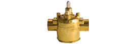 Schneider Electric VM2212 Erie PopTop Non-Steam Control Valve, 1/2", 2-way, sweat, 2CV, brass-