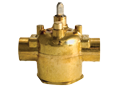 Schneider Electric VM2213 Erie PopTop Non-Steam Control Valve, 1/2", 2-way, sweat, 4CV, brass-