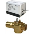 Schneider Electric VT2343G13A02A0F Erie PopTop General Control Valve with Actuator, 3/4", 2-way, inverted flare (retrofit), 3.5CV, brass-