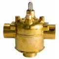 Schneider Electric VT3317 Erie PopTop General Control Valve, 3/4", 3-way, sweat, 7.5CV, brass-