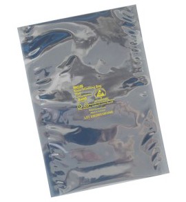SCS 1002.58 1000 Series Metal-In Static Shield Bag, 2.5 x 8&amp;quot;, 100 EA-