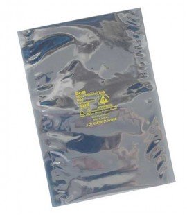 SCS 100616 1000 Series Metal-In Static Shielding Bags, 6 x 16", 100-Pack-