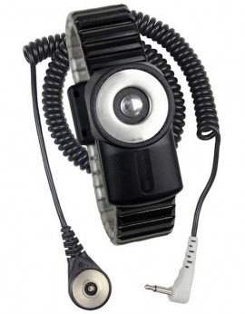 SCS 2228 MagSnap 360 Metal Wristband with 6' Coil Cord, Dual Wire, Small-