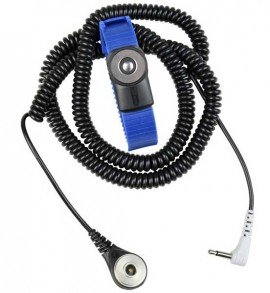 SCS 2242 MagSnap 360 Adjustable Wrist Strap with 12' Coil Cord, Thermoplastic-