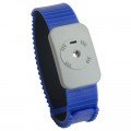 SCS 4720 Dual-Conductor Thermoplastic Adjustable Wristband, Blue-