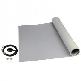 SCS 8253 3-Layer Vinyl Mat Roll Kit, Gray, 0.14in x 48in x 24ft Roll-