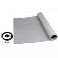 SCS 8253 3-Layer Vinyl Mat Roll Kit, Gray, 0.14in x 48in x 24ft Roll-
