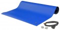 SCS 8841 Static Dissipative Rubber Table Runner, Blue, 2&#039; x 24&#039;-