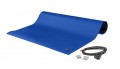 SCS 8900 8900 Series 2-Layer Rubber Mat Kit, 0.065&quot; x 24&quot; x 48&quot;, Blue-