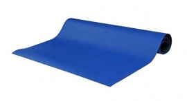 SCS 8904 8900 Series 2-Layer Rubber Mat Roll, 0.065" x 36" x 50', Blue-