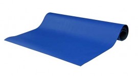 SCS 8905 8900 Series 2-Layer Rubber Mat Roll, 0.065" x 48" x 50', Blue-