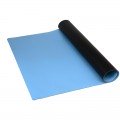 SCS RM36600L2RBL Dissipative ESD 2-Layer Rubber Worksurface Mat Roll, Blue, 0.06in x 36in x 50ft Roll-