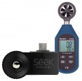 Seek Compact XR Extra Range Thermal Imaging Camera for Android Kit - Includes the R1900 Air Velocity Meter FREE-
