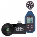 Seek Compact Wide View Advanced Thermal Imaging Camera for Android Kit - Includes the R1900 Air Velocity Meter FREE-