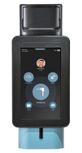 Seitron Novo 3-P Combustion Analyzer with integrated printer, O<sub>2</sub>/CO/H<sub>2</sub>/NO-