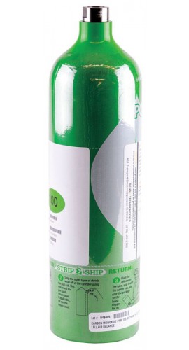 SENSIT 315-140001 Combo Calibration Gas, CH<sub>4</sub>, CO, 103L-