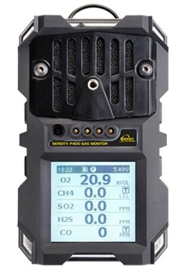 SENSIT P400 Multi-Gas Detector with pump, %LEL/CO/H<sub>2</sub>S/O<sub>2</sub>/HCN-
