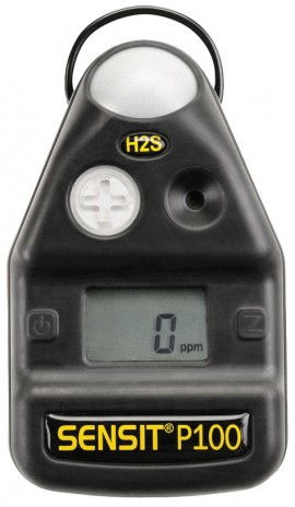 SENSIT P100 Single-Gas Detector, H<sub>2</sub>S, 2-year warranty-