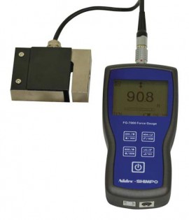 SHIMPO FG-7000L-R-50 Digital Force Gauge/Data Logger with ring type load cell, 11,000 lbs-