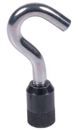 SHIMPO FG-M10HK Steel Hook Adapter, M10 Thread-