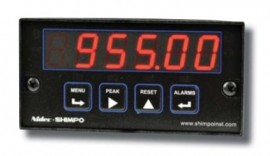 Shimpo PM-DCA-100C5 DC AMP Panel Meter, low voltage power, USB-