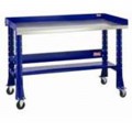 Shure 811119 Portable Bench with Accessory Kit, stainless steel top, 29" x 72"-