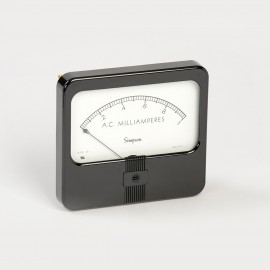 Simpson 10690 Model 77 Rectangular Self-Shielding Movement Wattmeter Analog Panel Meter, 0 to 750, 3.5"-