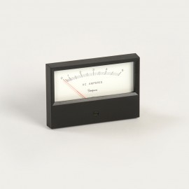 Simpson 15000 Model 523A Self-Shielding Movement DC Milliammeter Designer-Style Analog Panel Meter, 0 to 1, 3.5&quot;-