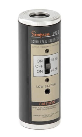 Simpson 890-2 Calibrator for select sound level meters-