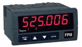 Simpson S66121110 Rate Counter Pulse Panel Meter, 1R, 240VAC-