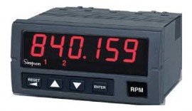 Simpson S66221110 Counter Panel Meter, 1 R, 240 V AC-
