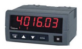 Simpson S66321200 Tot/Rate Pulse Panel Meter, 2 R, 240 V AC-