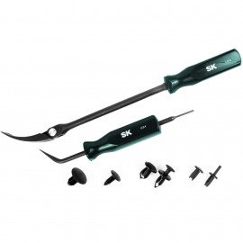 SK Tools 6640 Rivet and Body Clip Tools with organizer case, 22-pack-