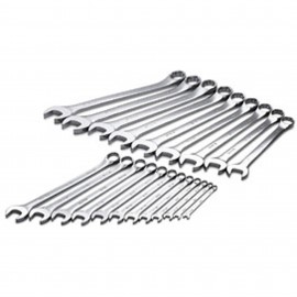 SK Tools 86049 Combination Wrench Set, 21-pack, 1/4 to 1-1/2", long pattern-