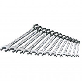 SK Tools 86123 Metric Long Pattern Combination Wrench Set, 13-pack, 7 to 19 mm-
