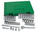 SK Tools SKT91848 Socket Set, ¼" drive, 48-piece-