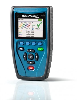 Softing CableMaster 650 Cable Tester with Remotes for LAN Telephone and Coax Networks-