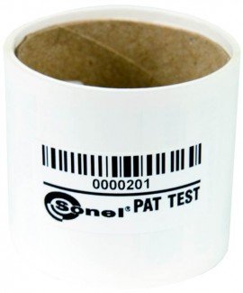 Sonel WANAKKODPAS PAT Test Barcode Stickers, 100-pack-