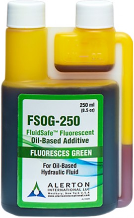 Spectroline NDT FSWG-250 FluidSafe Water Based Fluorescent Leak Detection Dye, Glows Green, 9oz-