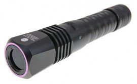 Spectro-UV IDX-100 Nano 365 Rechargeable LED UV-A Flashlight, 1200 µW/cm2, 7.5"-