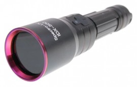 Spectro-UV IDX-500 Nano 365 Rechargeable UV-A LED Flashlight, 33,000 µW/cm2, 14"-