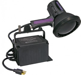 Spectroline NDT ML-3500MD MAXIMA UV-A Lamp, Diffused Version with Spot/Coated Reflector Assembly, 365nm with Battery Pack-