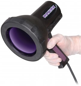 Spectroline NDT ML-3500XFL MAXIMA UV-A Lamp, Flood Version with Flood/Anodized Reflector Assembly, 365nm with 20ft Power Cord-