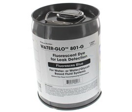 Spectroline NDT WATER-GLO 801-G Fluorescent Leak Detection Dye, Glows Blue, 1gal-