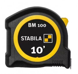 Stabila BM100 Pocket Tape, 10', imperial-