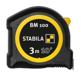 Stabila BM100 Pocket Tape, 10', cm/inch-